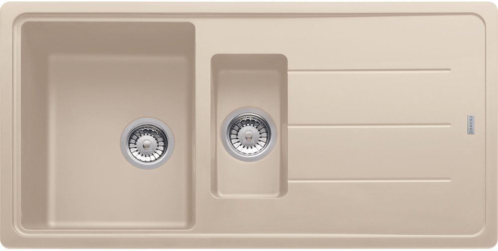 114.0259.961 Better, серия basis, fragranite, мойка bfg 651 бежевый стоп. Franke Franke Basis 