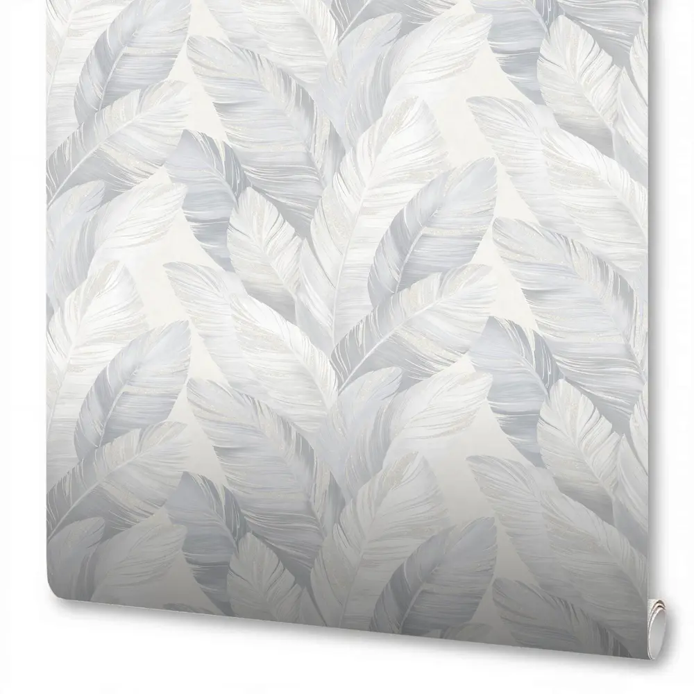 WallSecret Cabaret - Флизелиновые обои молочные с цветочным орнаментом 85559229