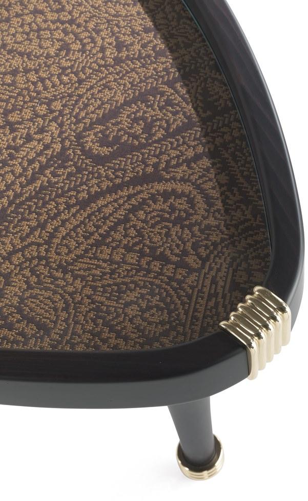 ETRO Home Interiors Треугольный деревянный журнальный столик  E.axu.232.a  - Вид №2