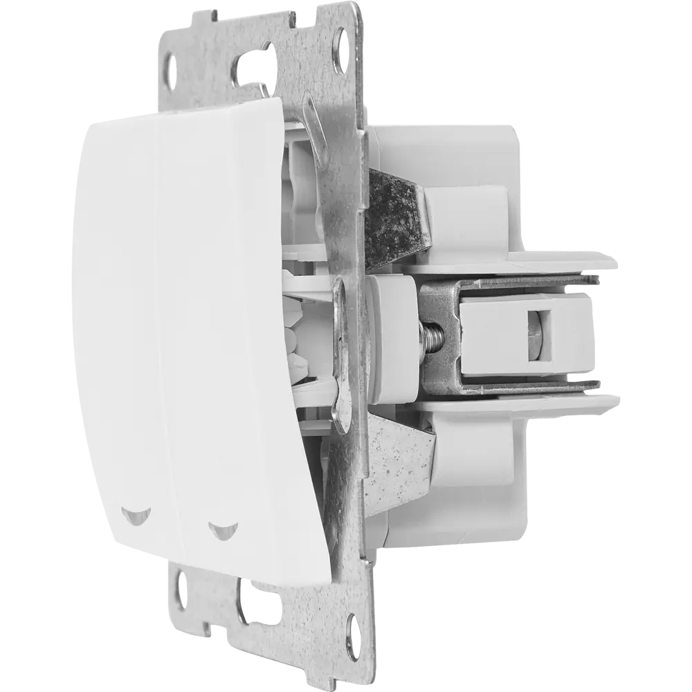 Выключатель GUSI Electric Classic с индикацией в жемчужном исполнении 83864315 Ugra STLM-0045180 - Вид №5