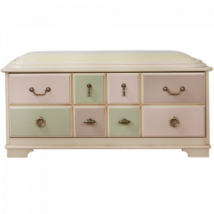 11532 Банкетка Пандора 2 с ящиком Айвори Акварель BOGACHO