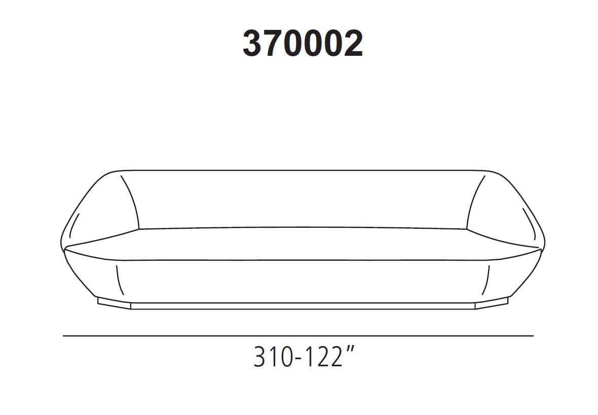 Диван из ткани или кожи Vibieffe 370 BOLID ARCH-00009722 - Вид №6