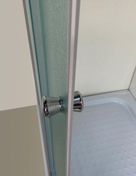 Душ. уголок NG- 012-14Q (1200х800х1950) низкий поддон(13см) стекло МАТОВОЕ, 2 места Niagara ECO 0121422Q - Вид №4