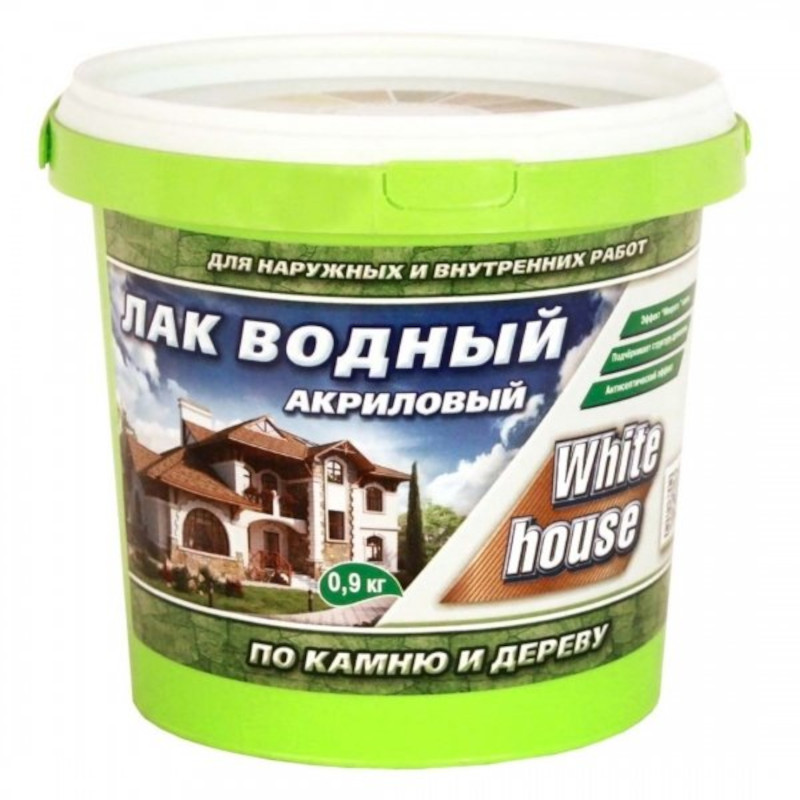 90196824 Лак водный по камню и дереву махагон 0.9 кг STLM-0129513 WHITE HOUSE