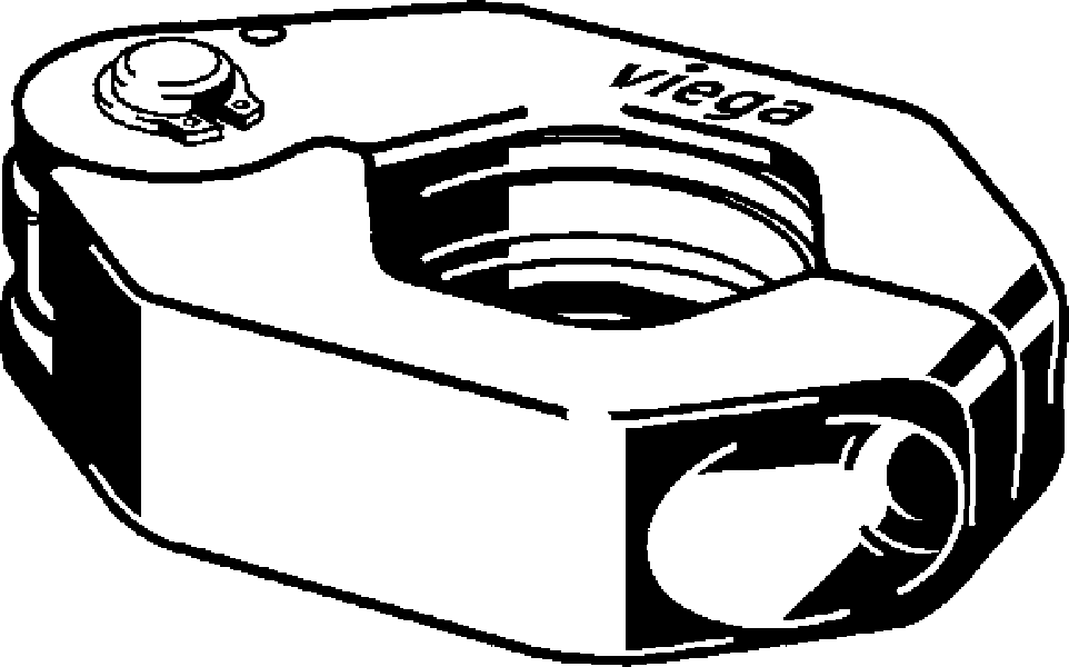 472 726 2) Модель 2296.1 Трубопроводные системы  Системные пресс-инструменты  Системные пресс-кольца, системные пресс-цепи  Металлические пресс-системы Santreyd  - Вид №1