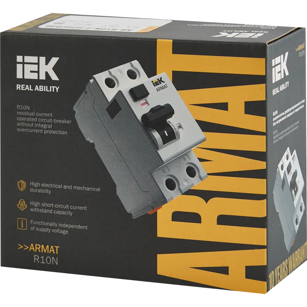 Дифференциальный автомат IEK 2P 30А - защита от короткого замыкания и перегрузок 87762179 STLM-1103638 - Вид №5