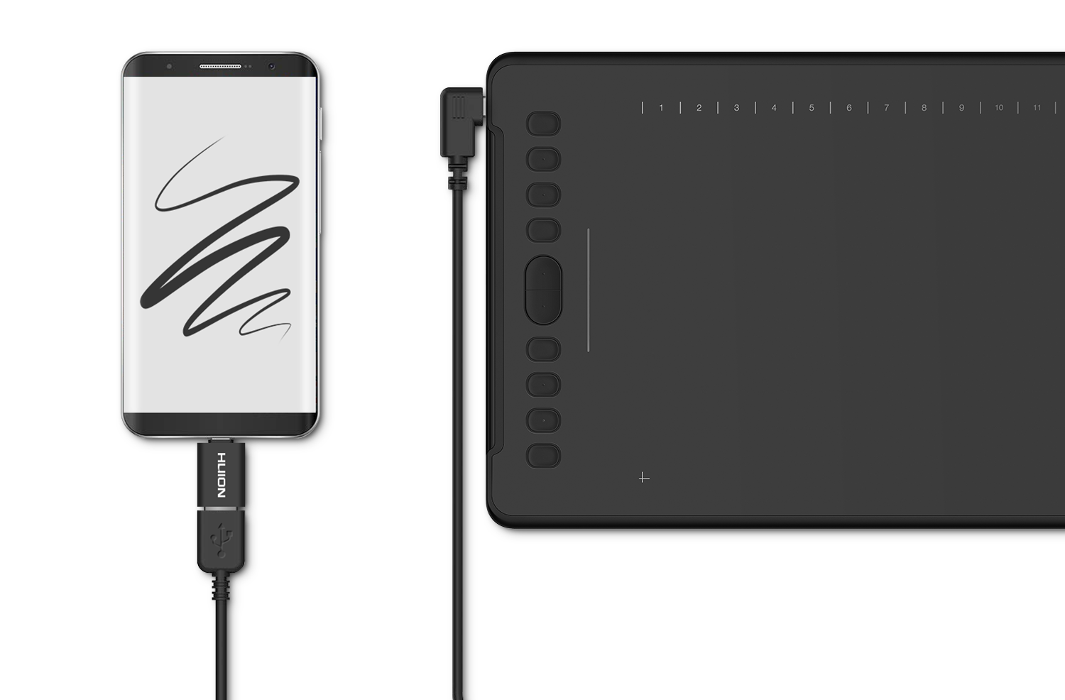 H1161 Графический планшет Huion Santreyd  - Вид №3