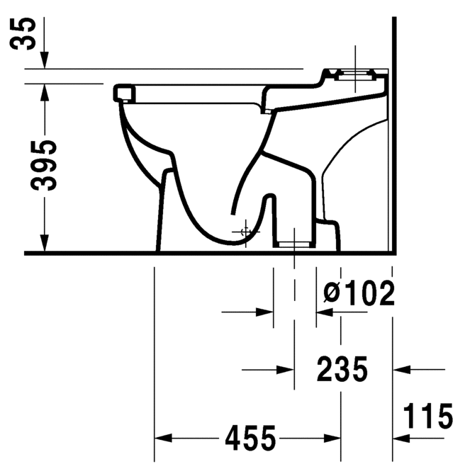 0126010000 Компакт унитаз с бачком Белый Duravit Starck 3 Германия - Вид №2