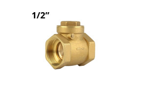 26001 Горизонтальный обратный клапан в/в 1/2, латунь LAB.Space