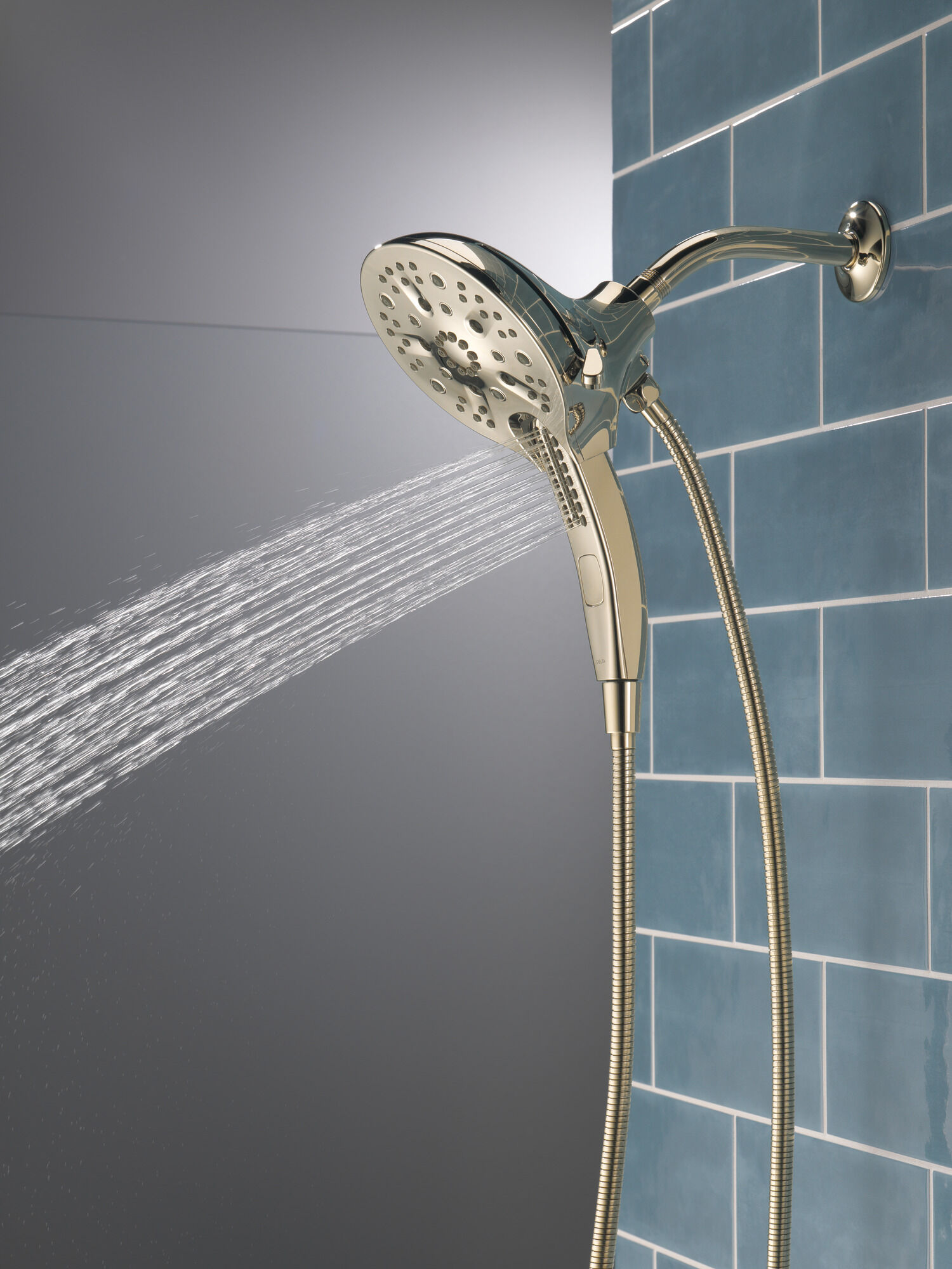 58620-PN25-PK In2ition® H2Okinetic® Душ два в одном с 5 настройками Delta Faucet Universal Showering Полированный никель  - Вид №14
