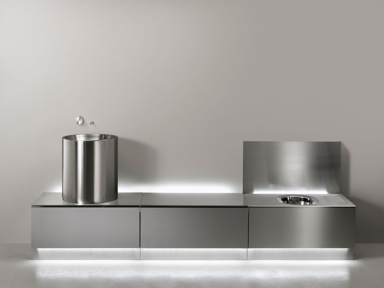 Санитарный модуль из матовой стали для умывальника CEADESIGN счеты ARCH-00062450 - Вид №1