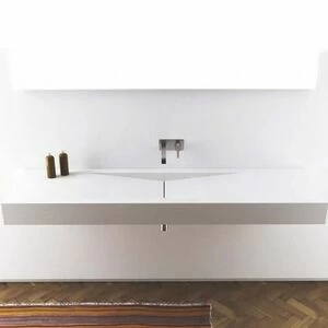 47021 Подвесная раковина настенная овальная MOMA Design Woodtower белая