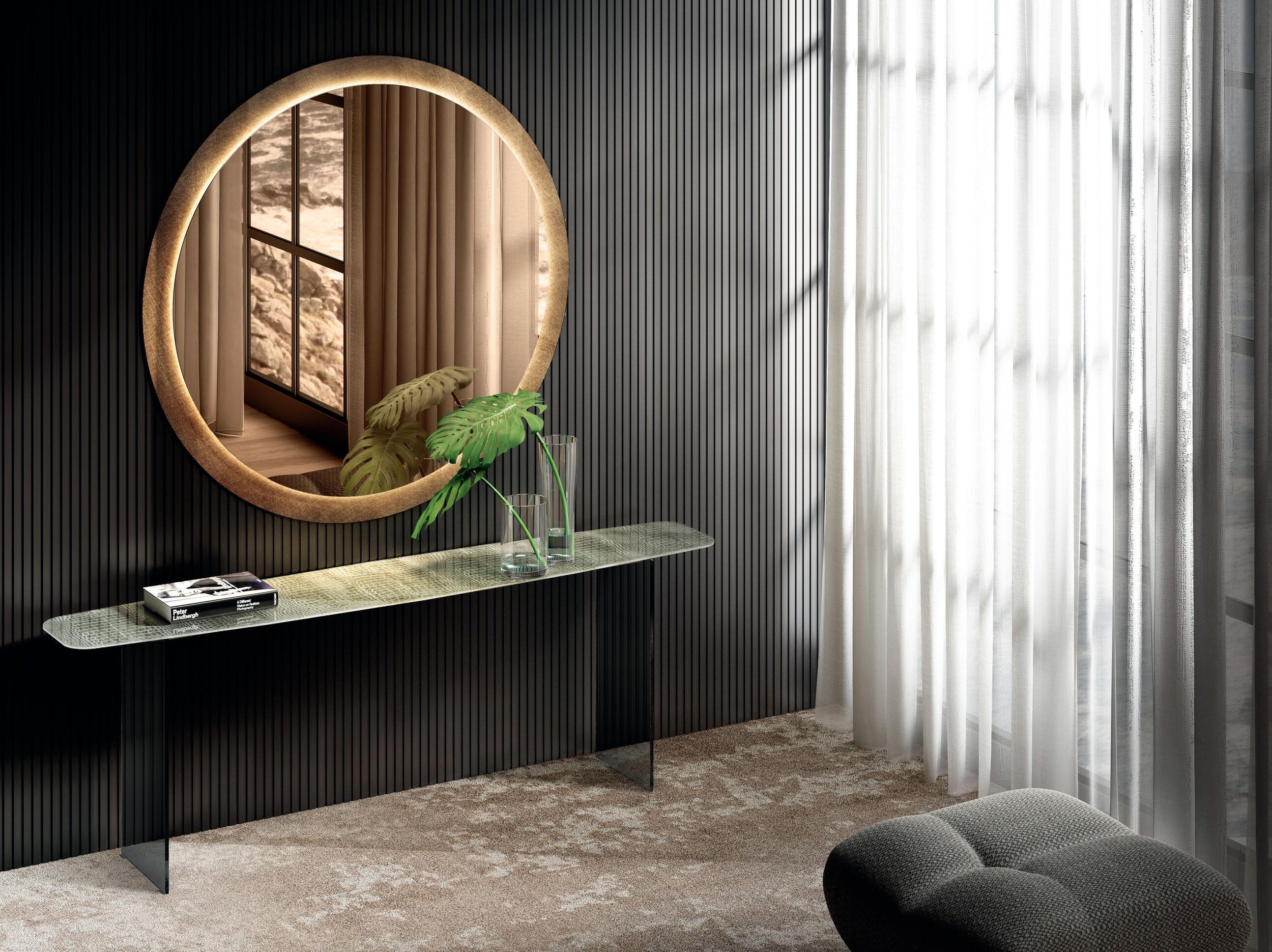 Стеклянная прямоугольная консоль Lago DEBA - 2162 ARCH-00063394