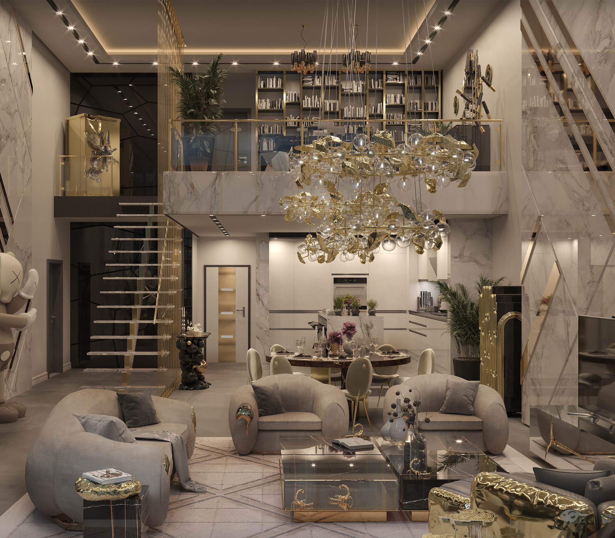 0-082 Подвесной светильник Hera round ii Boca Do Lobo  - Вид №4