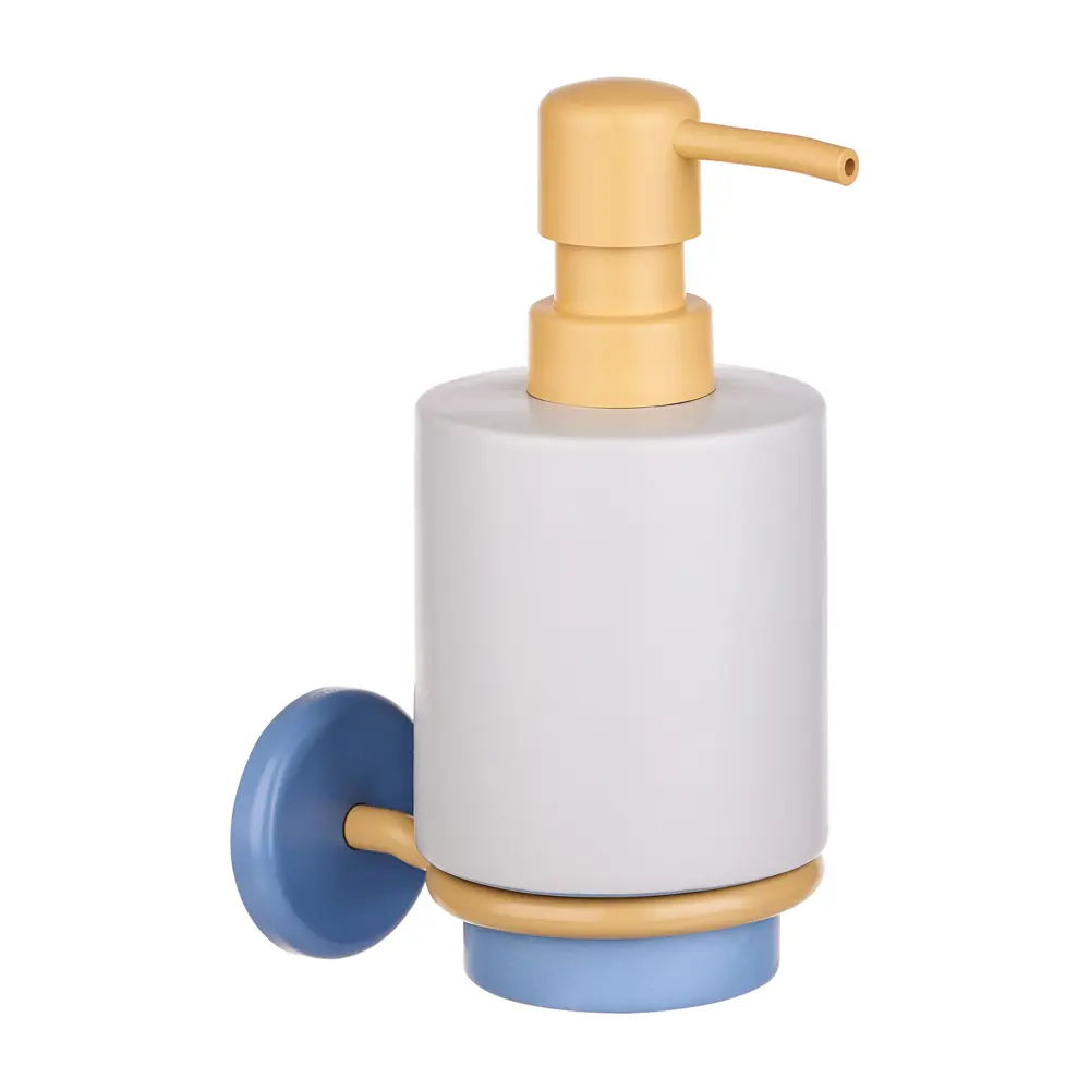 Дозатор подвесной для жидкого мыла Moroshka Antrim керамика цвет белый STLM-2026977 - Вид №1