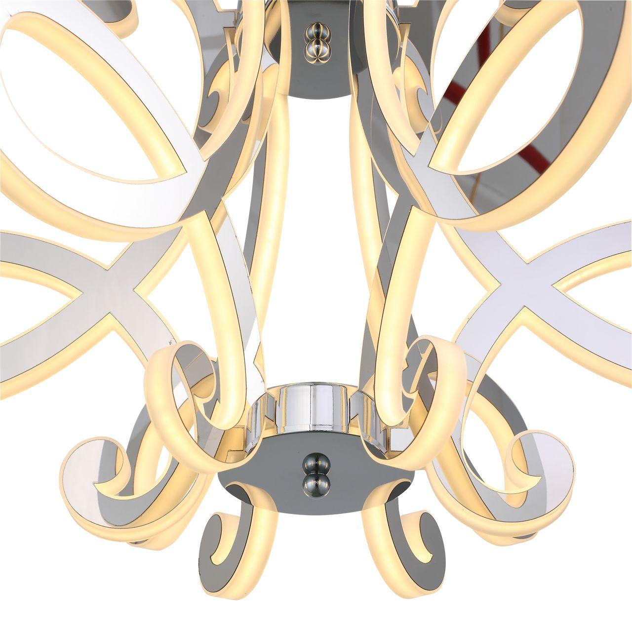 Подвесная светодиодная люстра ST Luce Aricia SL835.103.06 ST LUCE ДИЗАЙНЕРСКИЕ, ARICIA 187751 Хром  - Вид №2
