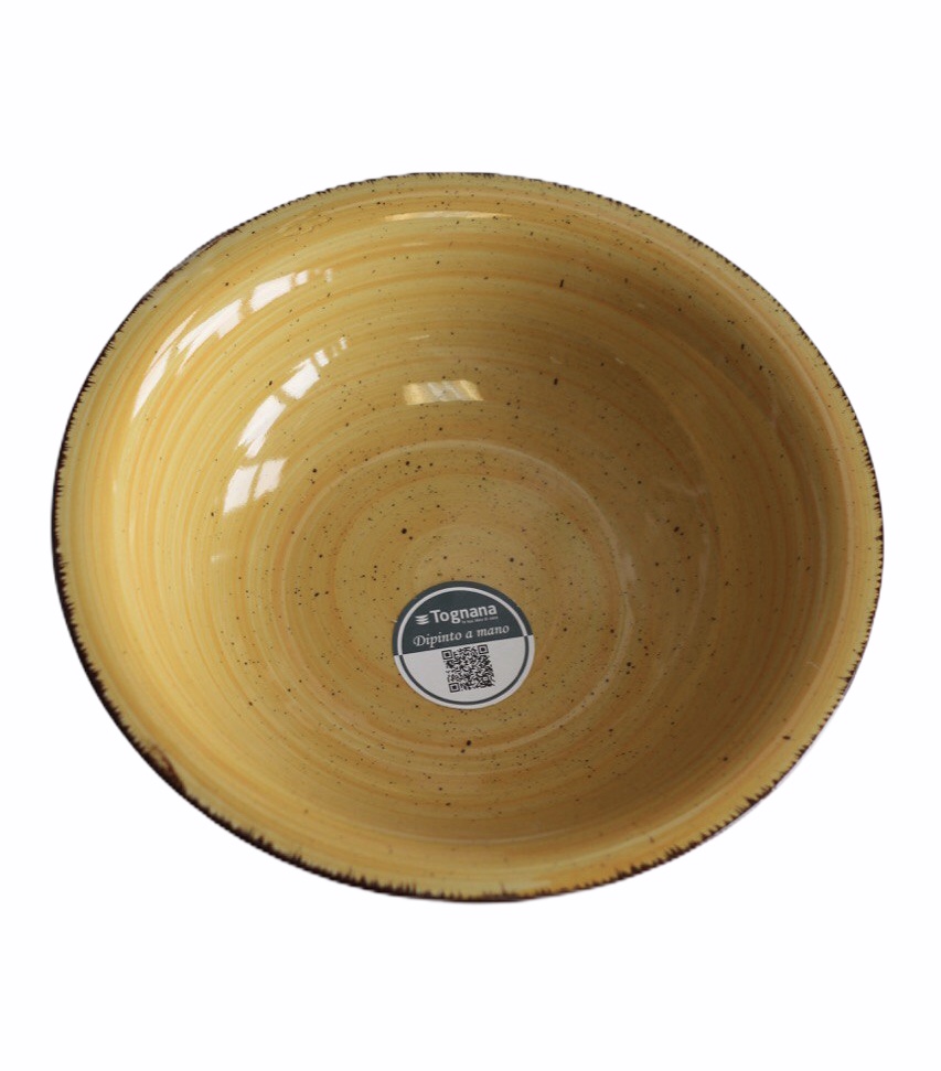 LS124230881 Салатник Louise Giallo 23 См Tognana 
