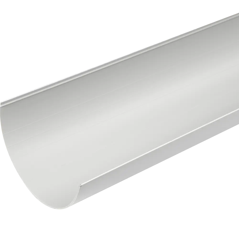 81930163 Желоб водосточный Dacha 120 мм 2 м белый STLM-1019080 DÖCKE  - Вид №1