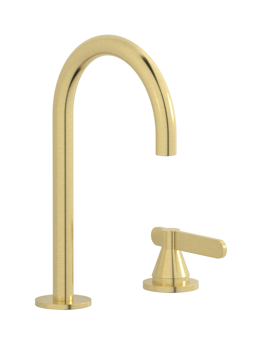 Смеситель для раковины на 2 отверстия WE ARE IB ol399sr Brushed Pale Gold Soho