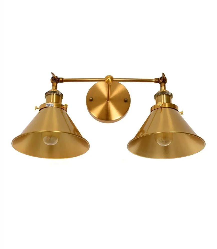 90454957 Настенный светильник LUMINA DECO LDW B018-2 MD цвет черный STLM-0229385
