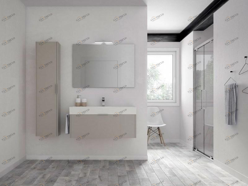 Ideagroup Тумба под умывальник подвесная одинарная Basic sun-id-1433207