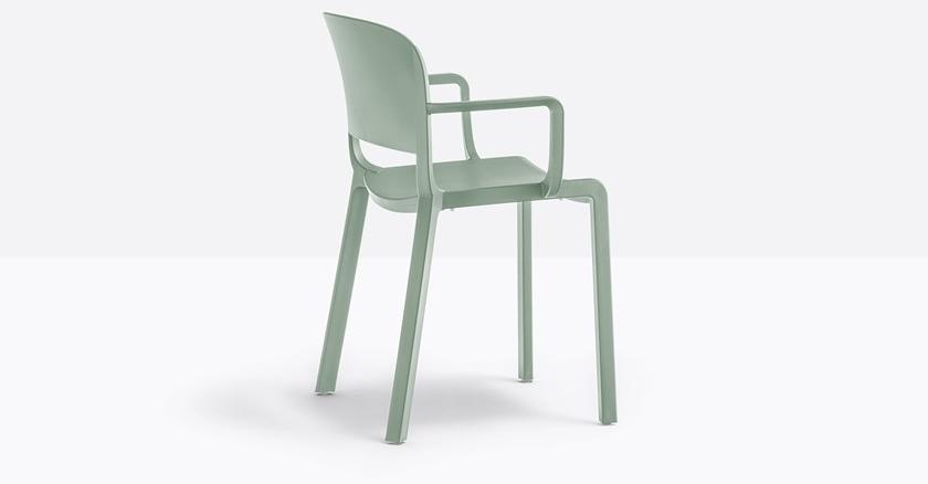 Pedrali Стул полипропиленовый с подлокотниками Dome 265 - Вид №7