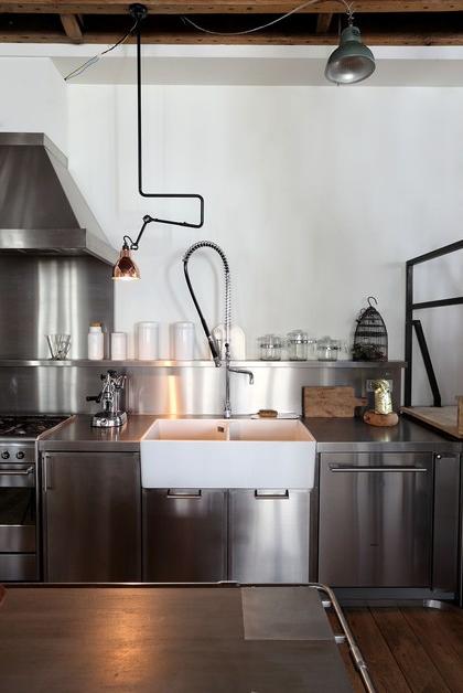 DCW éditions Регулируемый стальной потолочный светильник с гибким кронштейном Lampe gras sun-id-1363999 - Вид №6