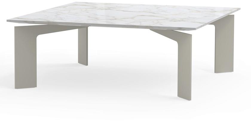 AMURA Квадратный мраморный журнальный столик Range Am093.t516 - Вид №1