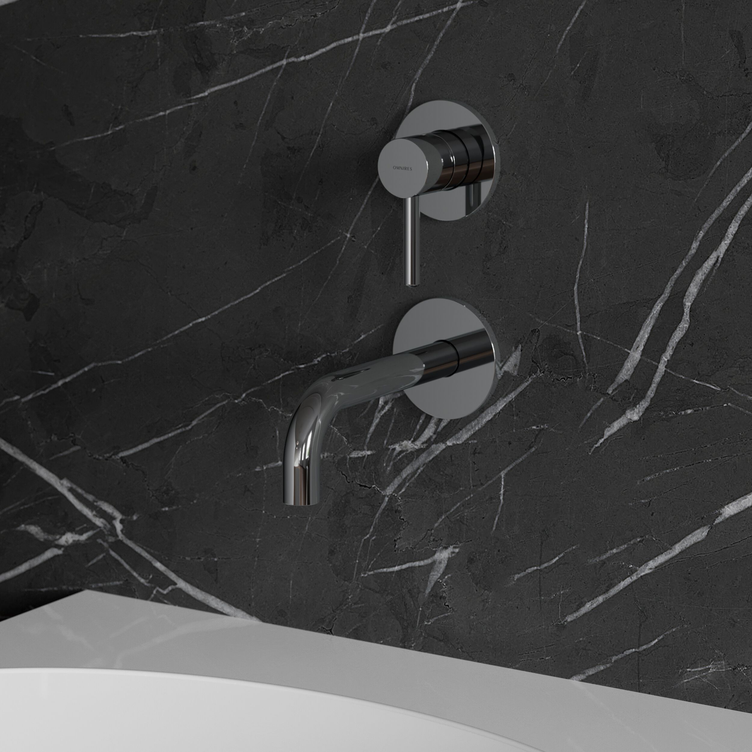 Настенный смеситель для раковины OMNIRES Y Y1215N ARCH-00061204 - Вид №3