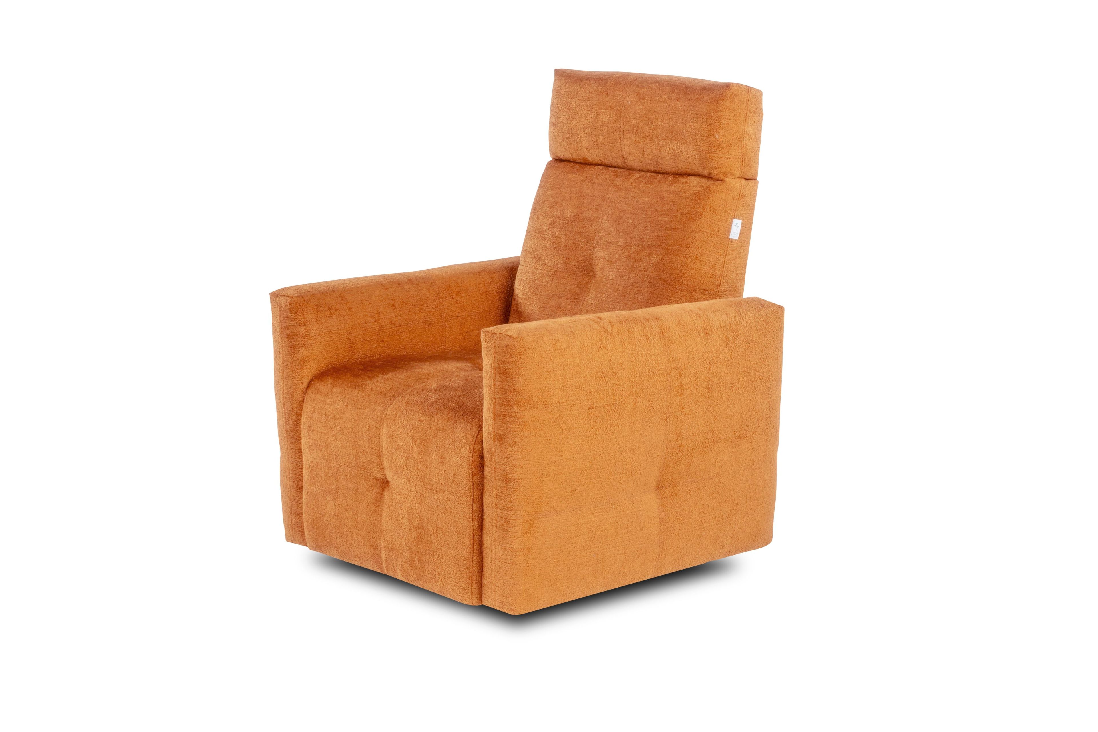 Тканевое вращающееся кресло с высокой спинкой Calia Italia премиум ARCH-00099751 - Вид №1