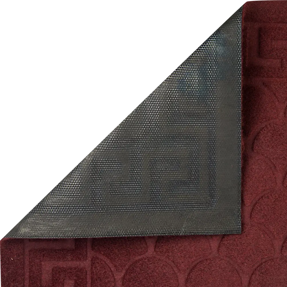 82761221 Коврик Inspire Lenzo 50x80 см полиэфир/резина цвет бордовый STLM-0035637  - Вид №3
