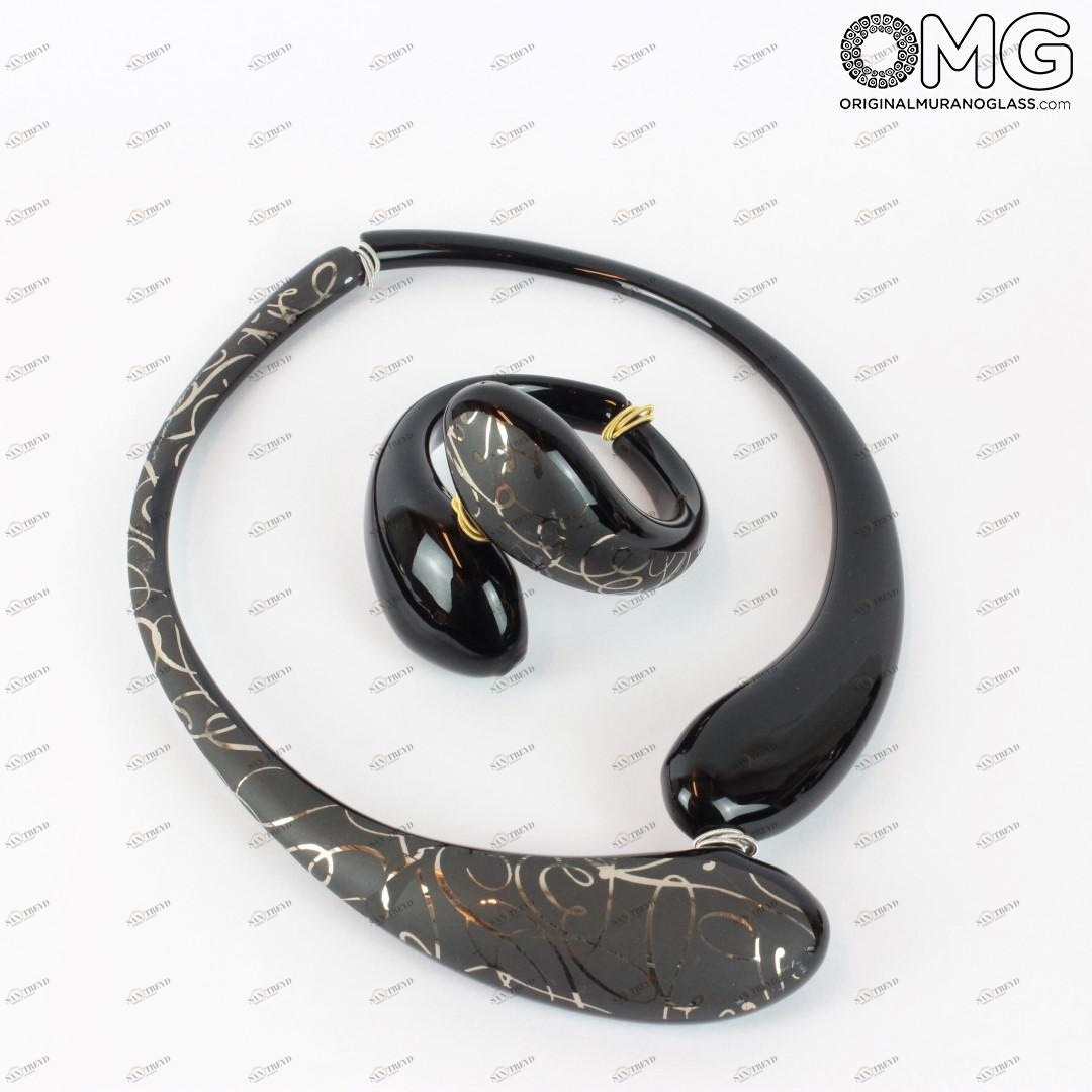 1403 ORIGINALMURANOGLASS Набор Дениз - Бали - муранское стекло 8 см 