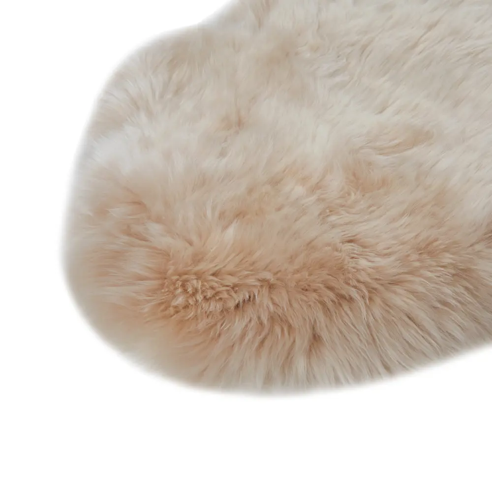 Шкура Овечья двойная 60x185 см шерсть цвет кремовый Santreyd STLM-2203138 - Вид №2