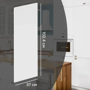 Фальшпанель для кухонного шкафа Ньюпорт 37x102 см KONSENSA МДФ цвет белый 89421318 STLM-2089345
