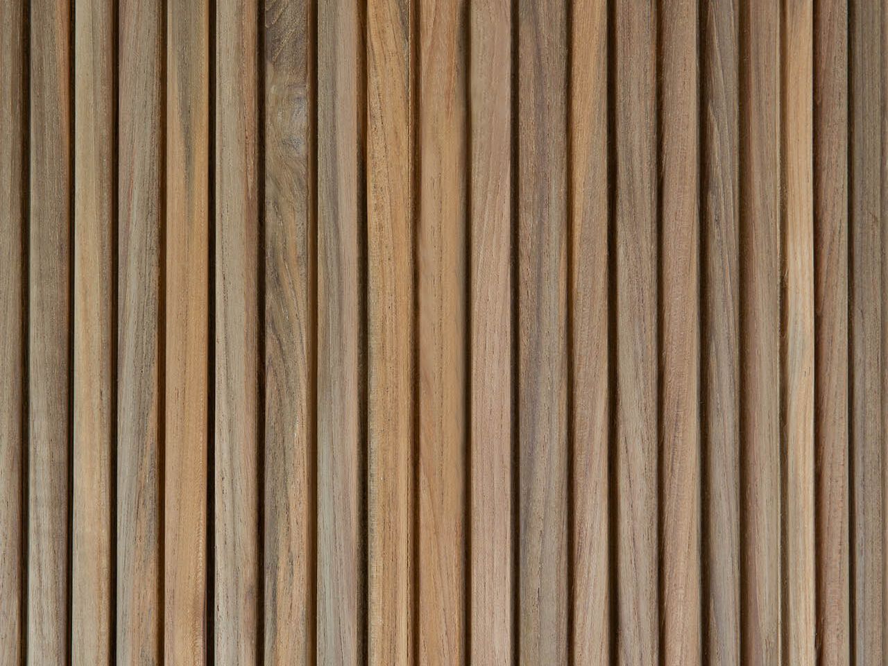 Низкий садовый стол из бетона и тика Ethnicraft Boomerang ARCH-00133323 - Вид №7