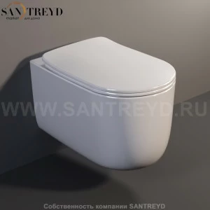 531401 Подвесной унитаз настенный Белый Kerasan Nolita Италия