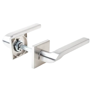 Дверная ручка на розетке Armex H-30173-A без запирания цвет никель