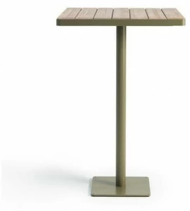 Ethimo Высокий квадратный стол из тика Laren