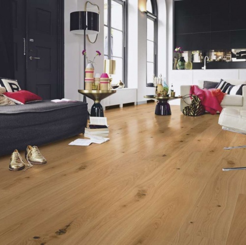 Паркетная доска Meister PD 400 Cottage Витал 8377 Дуб Рустик с брашью (Текстурированная) 2200х180 мм 2300200018 - Вид №4