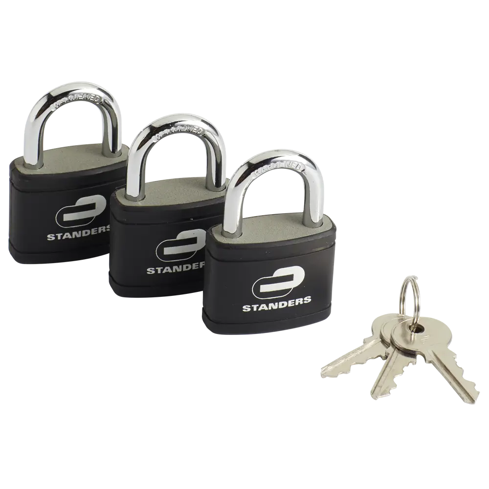 Замок навесной Standers 3x34 мм, чугун, 3 шт STLM-2193072 - Вид №1