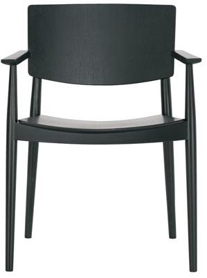 Andreu World Деревянный стул с подлокотниками Happy So0375 - Вид №1