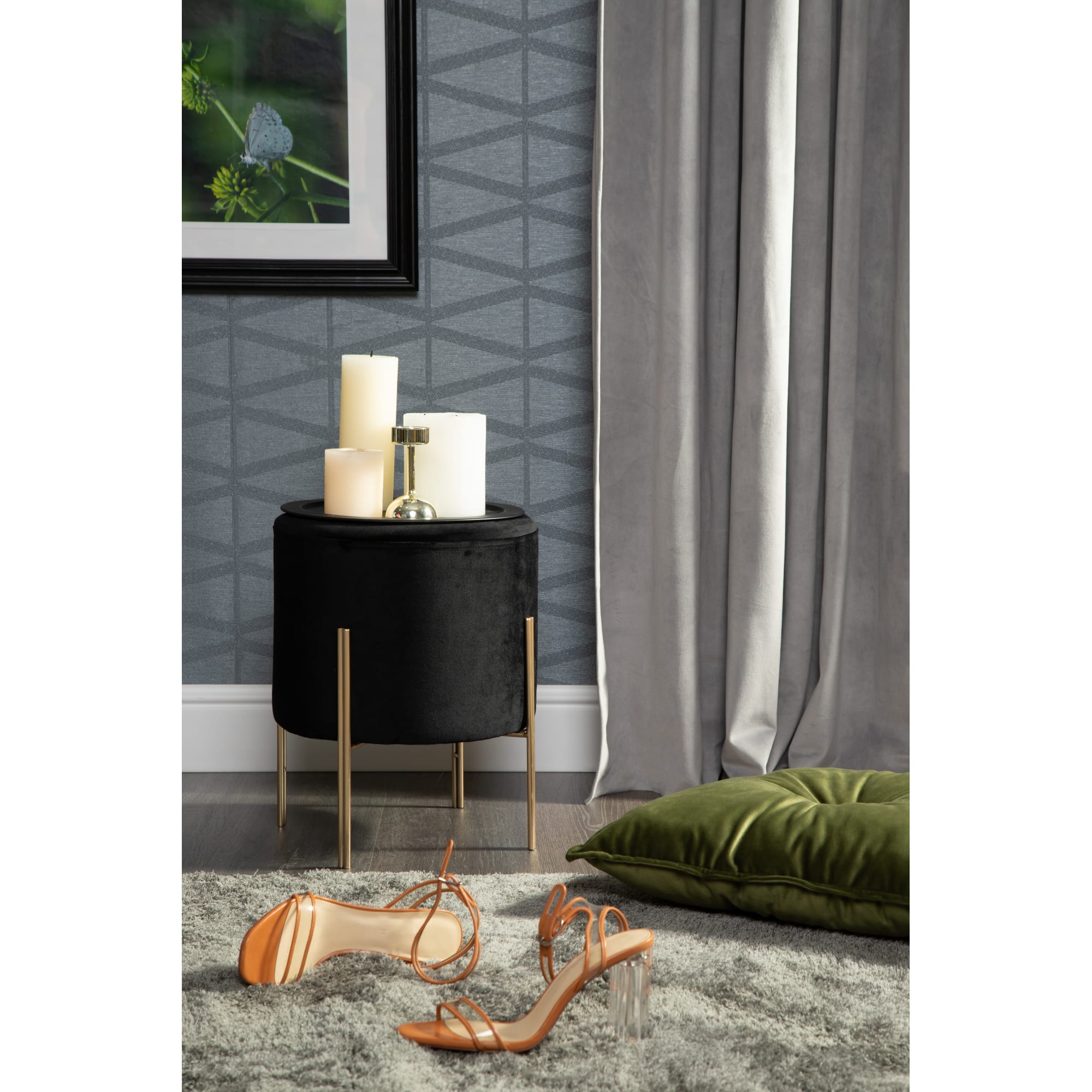 82018418 Свеча-столбик «Рустик», 7х13 см, цвет бежевый Santreyd  - Вид №3