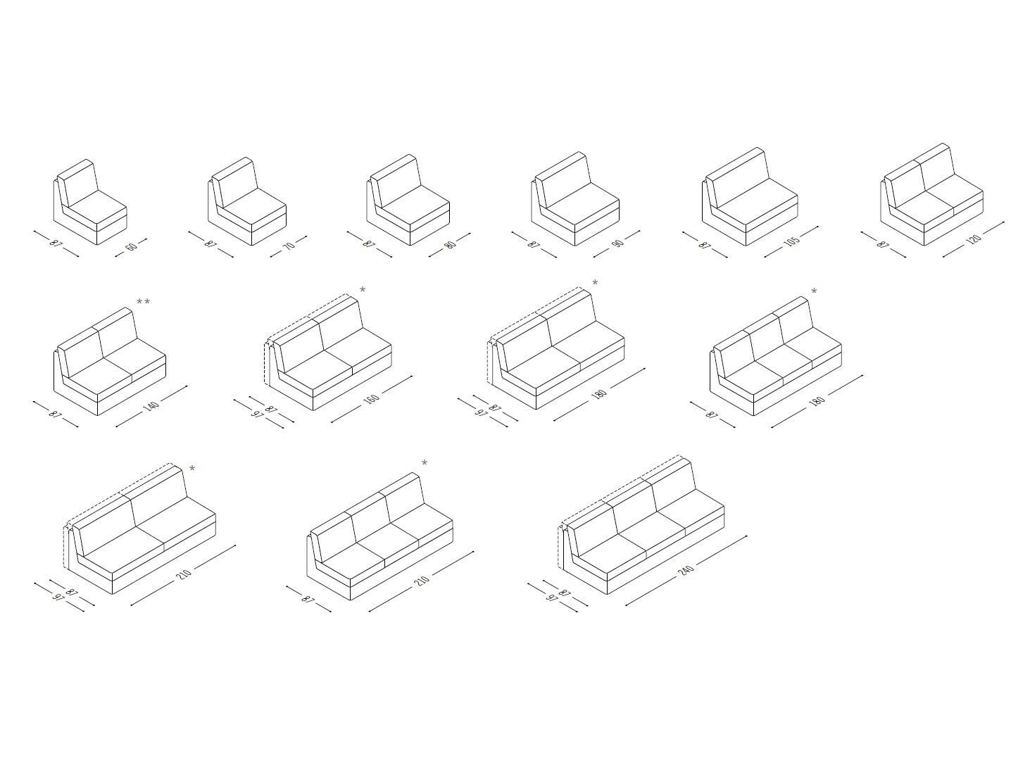 Угловой диван из ткани COR Conseta ARCH-00078951 - Вид №5