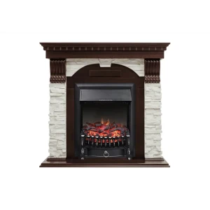 Каминокомплект Royal Flame Dublin с очагом Fobos FX BL 1.5 кВт цвет темное дерево