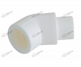 Угольник KALDE 45 ВН D25 полипропиленовый белый 3212ELT250045