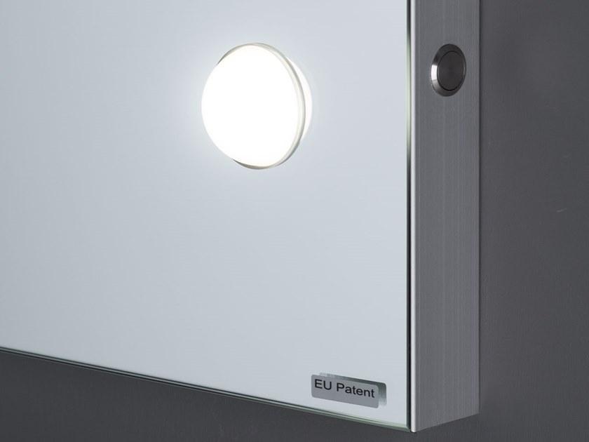 UNICA by Cantoni Прямоугольное настенное зеркало из анодированного алюминия со встроенной подсветкой Mde sun-id-1444471 - Вид №1