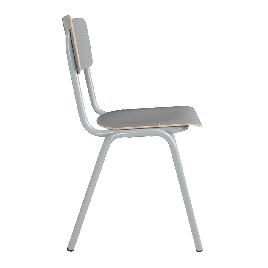 Стул Back to School серый Zuiver 1100286 - Вид №6