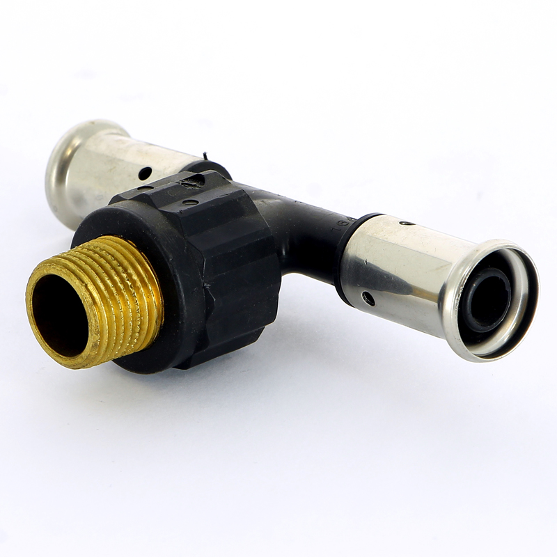 Тройник пресс-Н PVDF HENCO 16x1/2"x16 14PK160416 - Вид №1