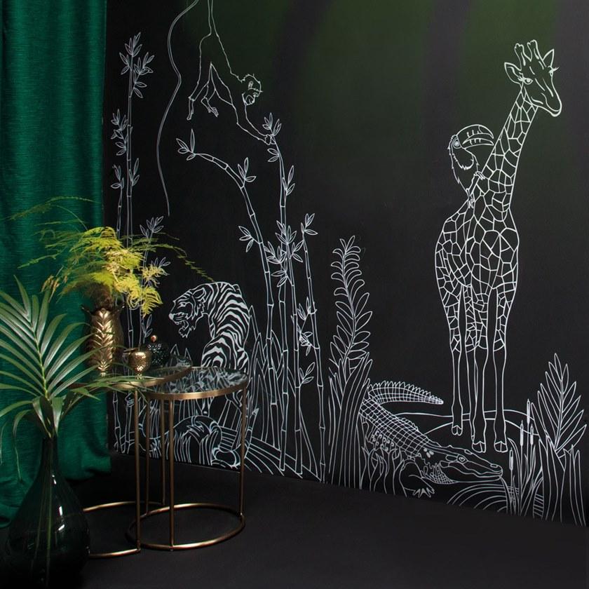 Groovy Magnets Магнитные виниловые обои Chalkboard Kmb-ju-gi-wh - Вид №2