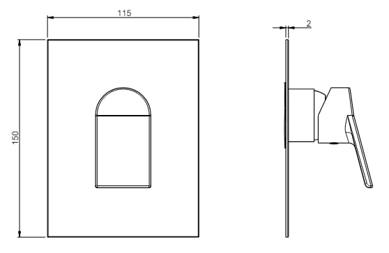 Смеситель для душа Rubinetterie Frattini Gintonic ARCH-00150458 - Вид №9